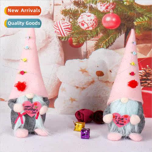 Valentine Day Mother Day Decoration Rudolph doll ornament fa