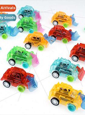 Plastic children colorful cartoon boomerang car model car mo