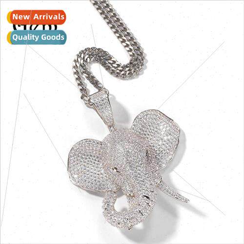 Europe zirconia three-dimensional animal pendant necklace hi