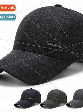 Middle-aged elderly hat men spring fall days men baseball ca