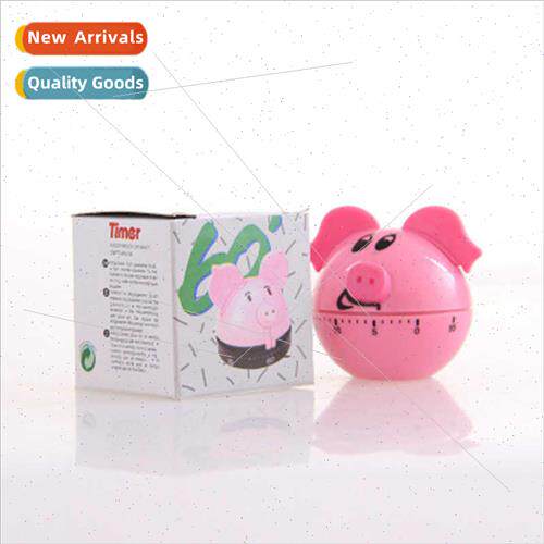Cartoon Timer Flat Pig Timer Mechanical Timer Household Coun