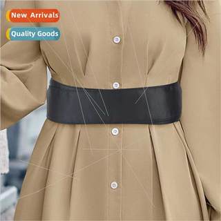 mple fashion ladies belt black double belt Slim versatile dr