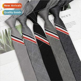 color zipper men free lazy striped three Korean women tie
