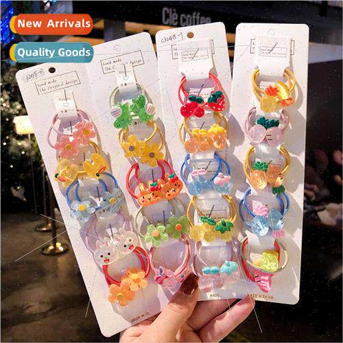 Korean  headdress daisy flower hair ring Korean cute knot ha