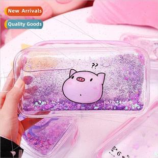 quickspencil bag less Creative stationery oil capacy into