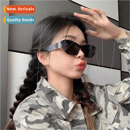 new retro Y2K Europe hottie sunglasses metal silver color co