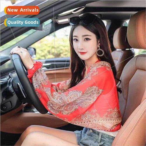 Spring summer new chiffon sun shawl cashew sun shirt outdoor