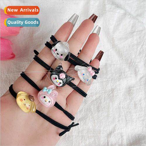 Soft cute Sanrio sting posion leather bhair rope cute Korea