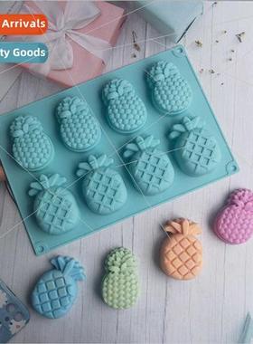 8 even pineapple silicone cake mold chocolate dessert puddin