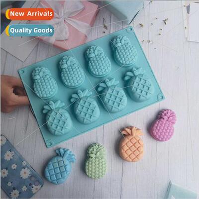 8 even pineapple silicone cake mold chocolate dessert puddin