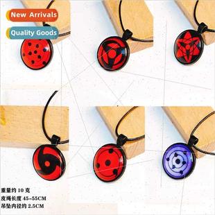 Anime ninja necklace time gemstone pendant necklace nine ho