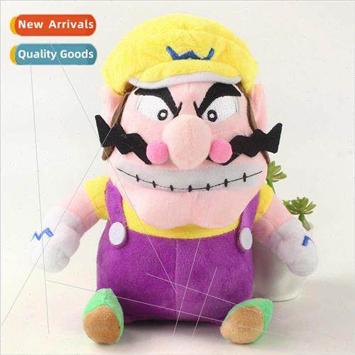 WARIO Bad Wario Wario Louis Bearded Plush Doll Purple Kuba