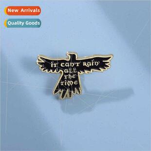 New niche high-grade animal badges creative fun letters alph