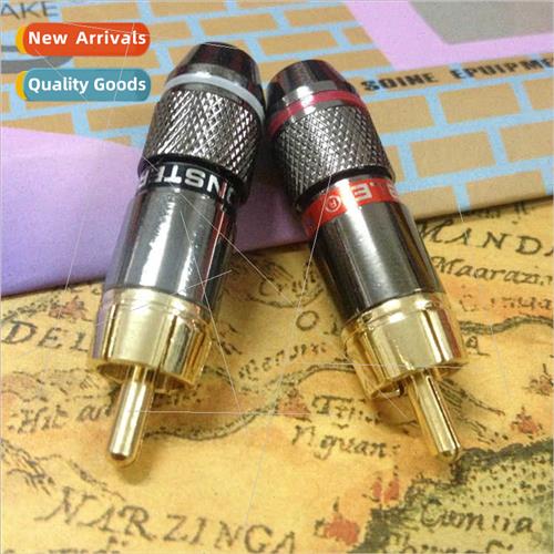 Copper Plated American Monster RCA Lotus Header RCA Plug -Lo