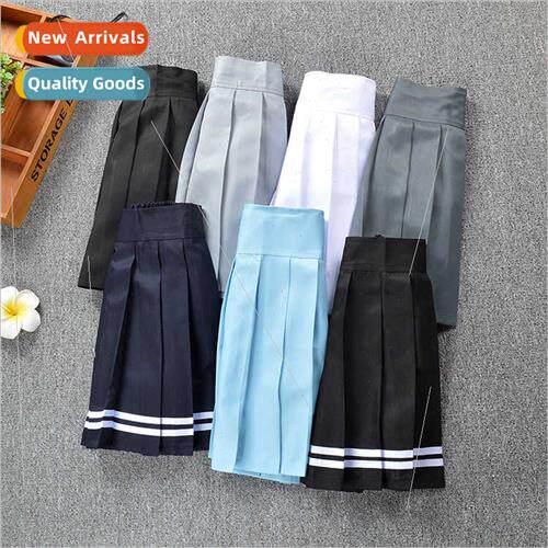 Japan pleated skirt cos unim skirt macaron solid color high