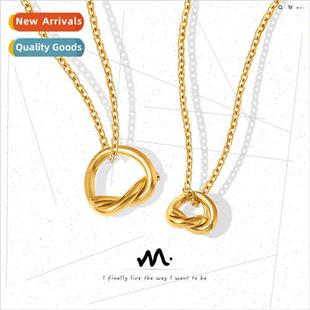 necklace female summer mple vacation pendant travel twist