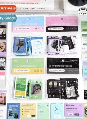 Capture ssage stickers sticker pack Korea retro English hand