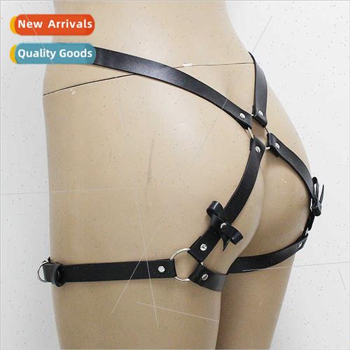 Belt leg loops all-in-one ndy leg loops leather erotic tummy