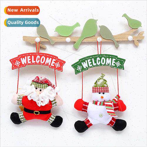 Christmas decorations cute door hanging three-dimensional ha