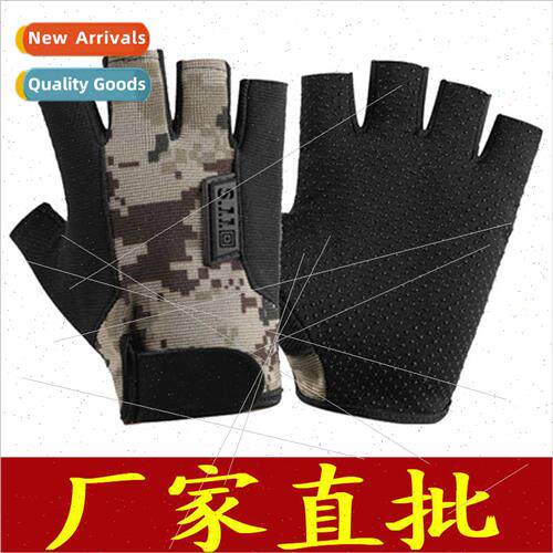 Tactical gloves half finger men women -slip wear-resistant o
