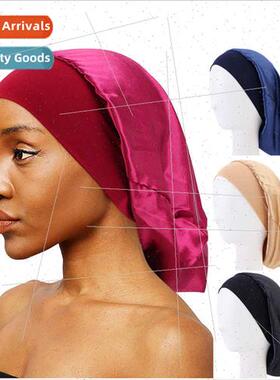 New stchy wide-brimmed long hair care cap Pure color beauty