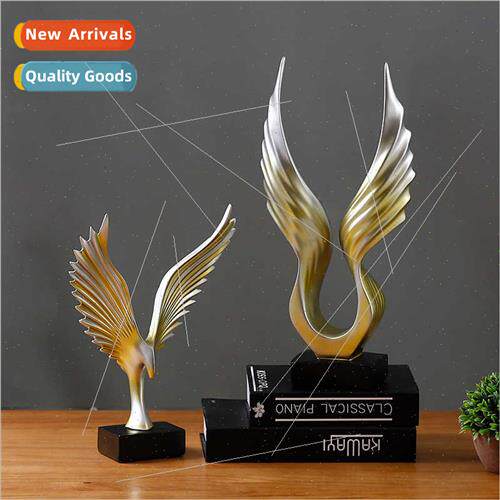Resin crafts ornaments roc wings angel wings living room TV
