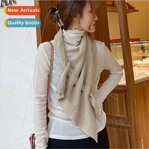 Autumn winter new crocheted thickened female triangle small