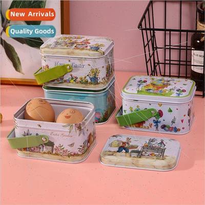 Easter Bunny Storage Box Small Portable Cookie Cutter Candy