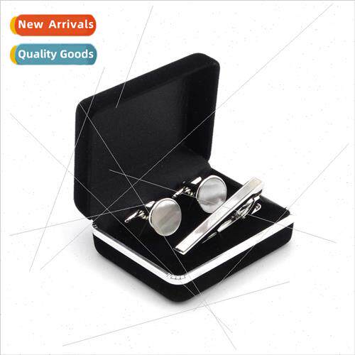ghtweight Fleece Jewelry Packaging Box Tie Clip Cufflinks Se