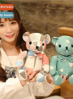 Cartoon jointed bear doll plush toy teddy bear doll bear gif