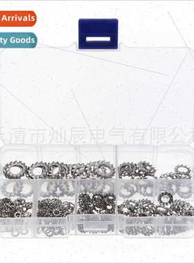 External serrated locking 304 washer lockwasher 300pcs box M