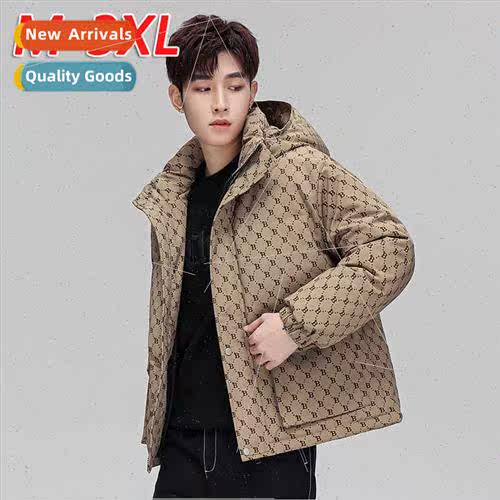 Youth down jacket fall winter new B letters couple whe duck
