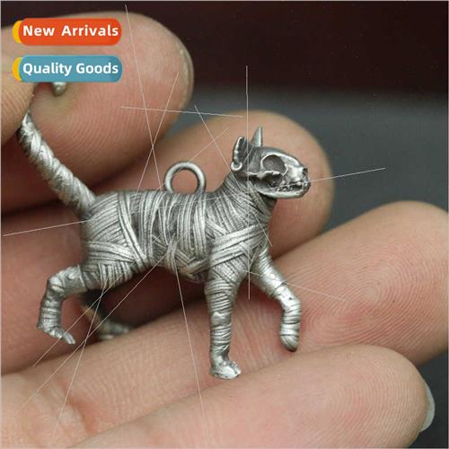 New Eggy Egyptian Mummy Cat Animal Pendant Necklace Men Punk