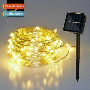 ghts LED String Meter Christma Wire 100 Copper Solar