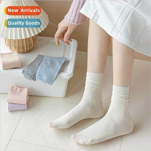 Monthly socks stacked socks women boneless Japanese combed c