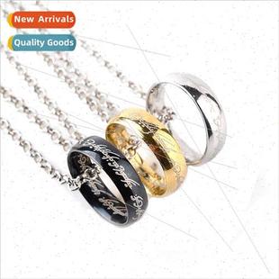 Lord Rings Necklace Hobb Pale Pendant Movie