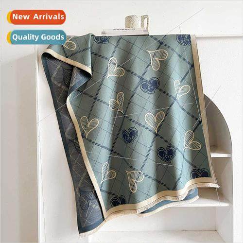 Cashmere hfeel scarf female simple love tassel shawl fall wi