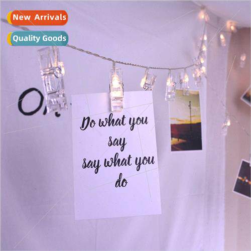 Photo clip light ins creative photo wall decoration battery