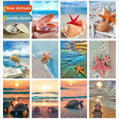 modern living room diamond decoration painting cross stch sh