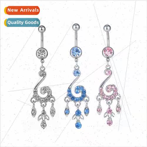 Europe fashion piercing jewelry diamonds belly dance belly b