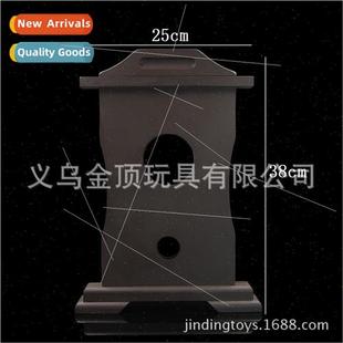 Wooden Stage Hand Guillotine Knife Brown Chopping Hand Knife