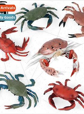 mulation crab solid marine model toys bread crab pike crab g