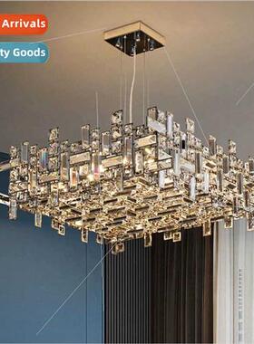 Italian minimalist copper living room chandelier high-end li