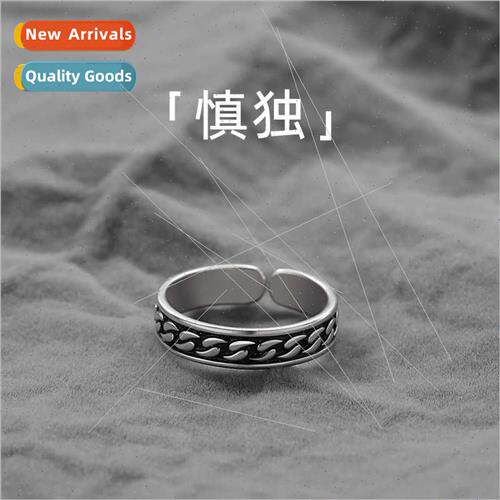 Men ring men nd Thai silver vintage open index finger ring l
