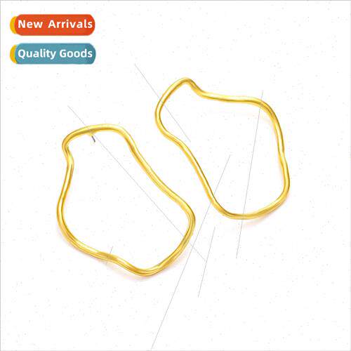 simple design sense irregular geometric earrings earrings re