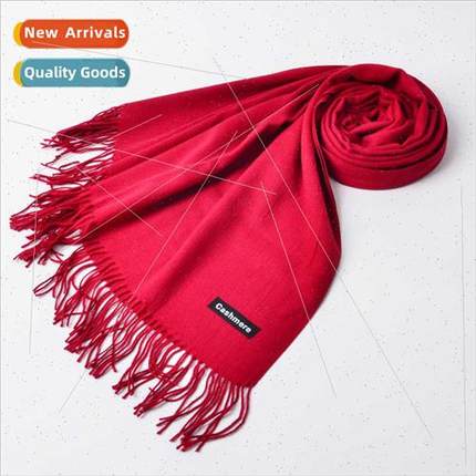 Autumn winter new imation cashmere cotton linen scarf women