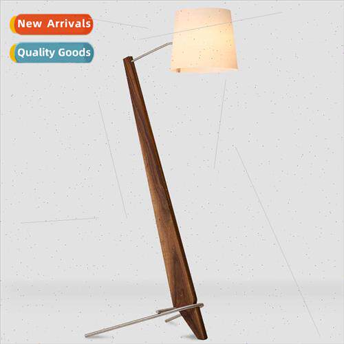 Scandinavian living room floor lamp next to sofa post-modern