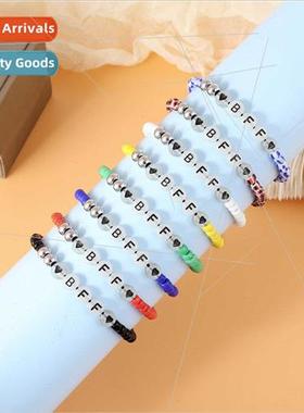 2022 Europe new resin luminous letters BFF paper card rice b