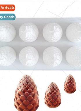 8 Pinecone 138 Chocolate Biscu Cake Mold Ice Cream Candy lic