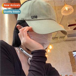 baseball cap female Can Korean ponytail summer hundred tie
